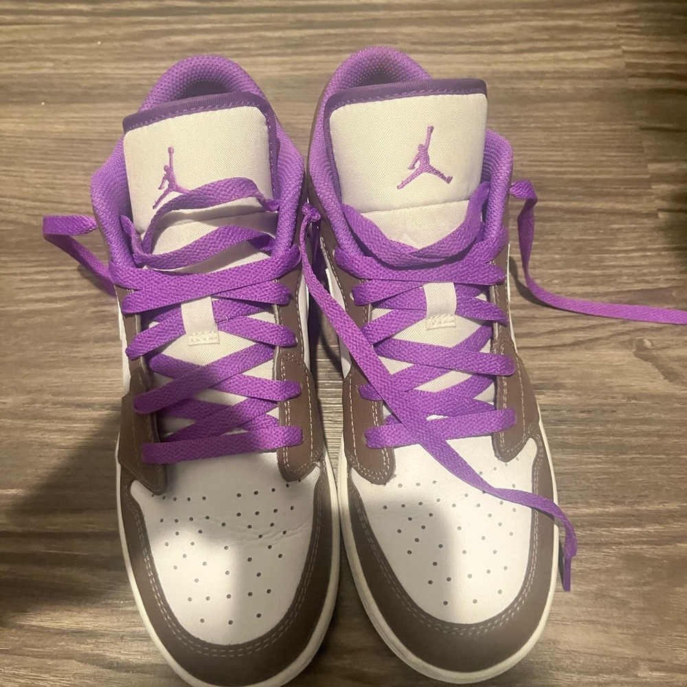 Kids' Purple and Brown Nike Sneakers